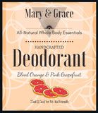Blood Orange and Pink Grapefruit Deodorant