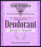 Lavender and Bergamot Deodorant